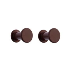 HAY Bolt Hook Set, 2 Pcs, Dark Brown