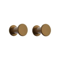 HAY Bolt Hook Set, 2 Pcs, Light Brown