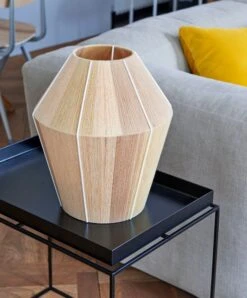 HAY Tray Table Rectangular, Black -Hay Bonbon M yellow melange Tray Table black