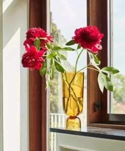 HAY Bottoms Up Vase, L, Amber 8 HAY Bottoms Up Vase, L, Amber -Hay Bottoms Up Vase L amber