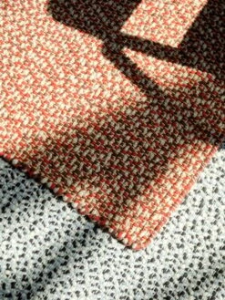 HAY Braided Rug, Grey 8 HAY Braided Rug, Grey -Hay Braided Rug grey red