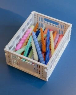 HAY Long Twist Candle, Lilac -Hay Candle family Color Crate M light grey 01 1