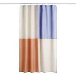 Hay 43 HAY Check Shower Curtain, Blue