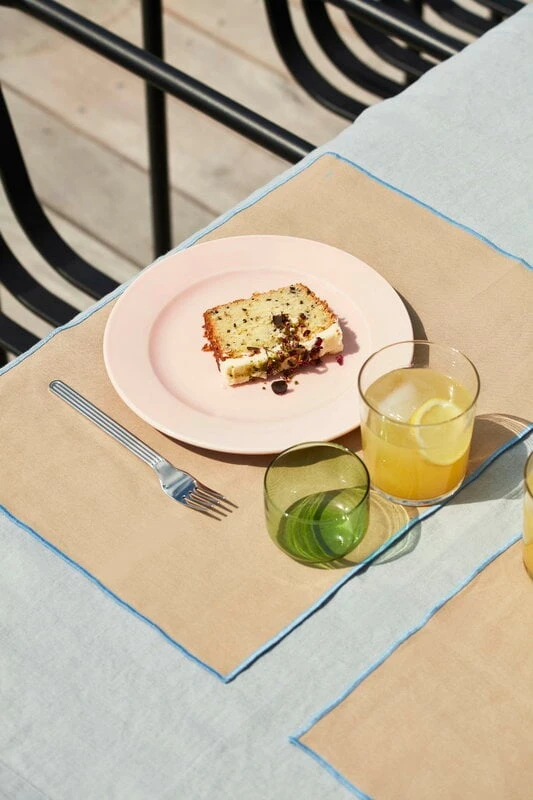 HAY Rainbow Plate, Medium, Light Pink 4 HAY Rainbow Plate, Medium, Light Pink - Image 4