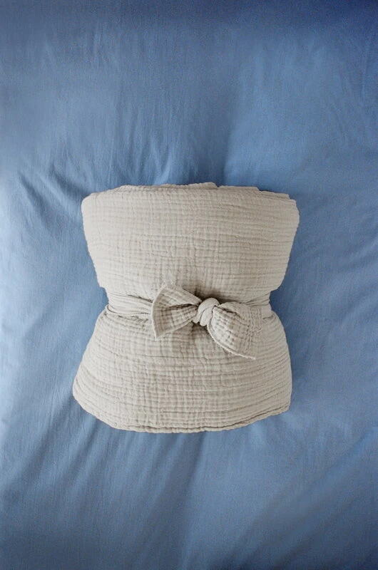 HAY Duo Duvet Cover, Sky Blue 5 HAY Duo Duvet Cover, Sky Blue - Image 5