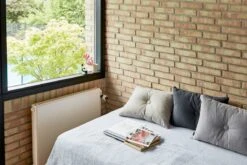 HAY Dot Cushion, Steelcut Trio, Dark Grey 5 HAY Dot Cushion, Steelcut Trio, Dark Grey -Hay Crinkle Bedspread light blue Dot Cushion Tint 1