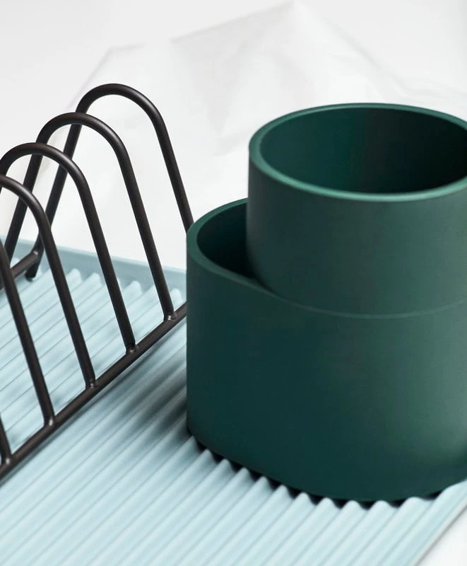 HAY Dish Drainer Rack, Anthracite 5 HAY Dish Drainer Rack, Anthracite - Image 5