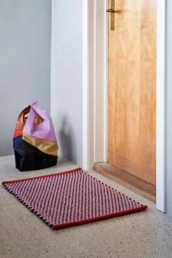 HAY Door Mat, Pink -Hay Door Mat pink Six Colour Bag M no 4