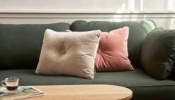 HAY Dot Soft Cushion, Rose -Hay Dot Cushion Soft 1 dot soft rose Dot Cushion Soft 1 dot soft beige CAN 2 Seater Steelcut 975