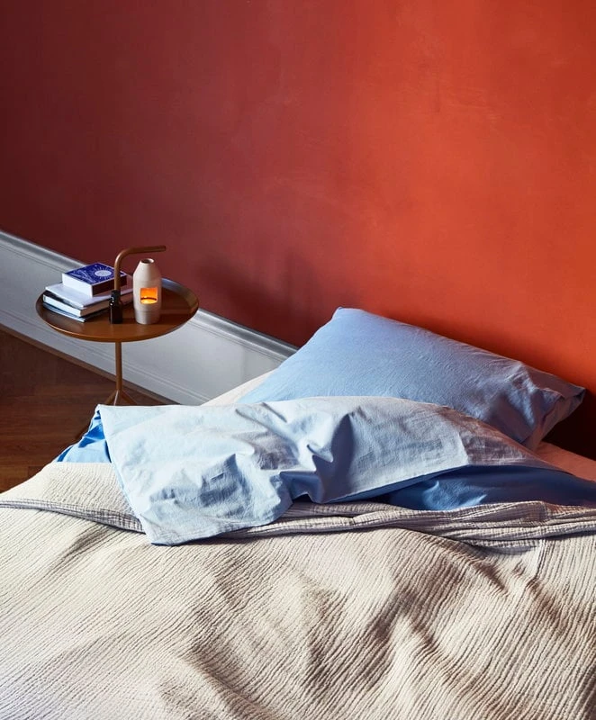 HAY Duo Pillowcase, Sky Blue 6 HAY Duo Pillowcase, Sky Blue - Image 6