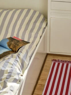 HAY Été Duvet Cover, Light Blue 11 HAY Été Duvet Cover, Light Blue -Hay Ete Bedlinen Set light blue Stripes and Stripes raspberry ripple