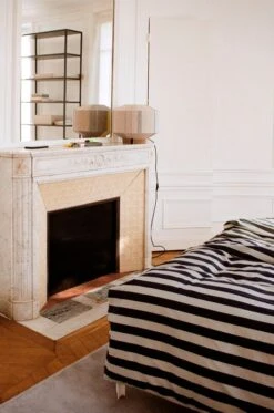 HAY Bonbon 380 Lampshade, City -Hay Ete Duvet Cover midnight blue and light grey Bonbon Shade 380 city