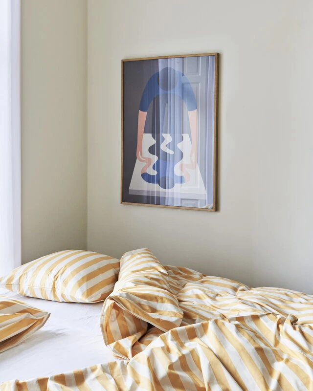 HAY Été Pillowcase, Warm Yellow 5 HAY Été Pillowcase, Warm Yellow - Image 5