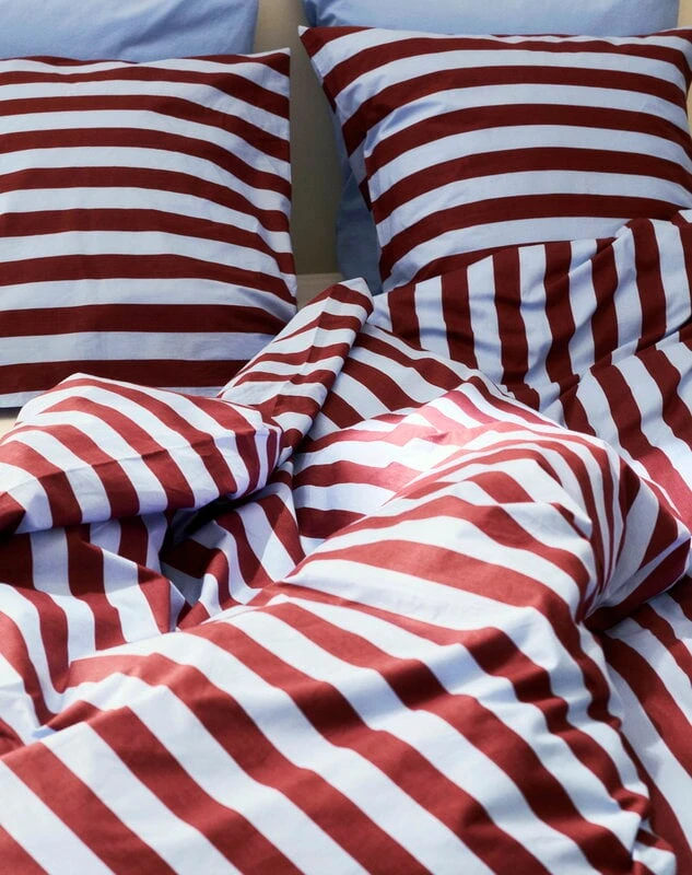 HAY Été Pillowcase, Bordeaux - Sky Blue 3 HAY Été Pillowcase, Bordeaux - Sky Blue - Image 3