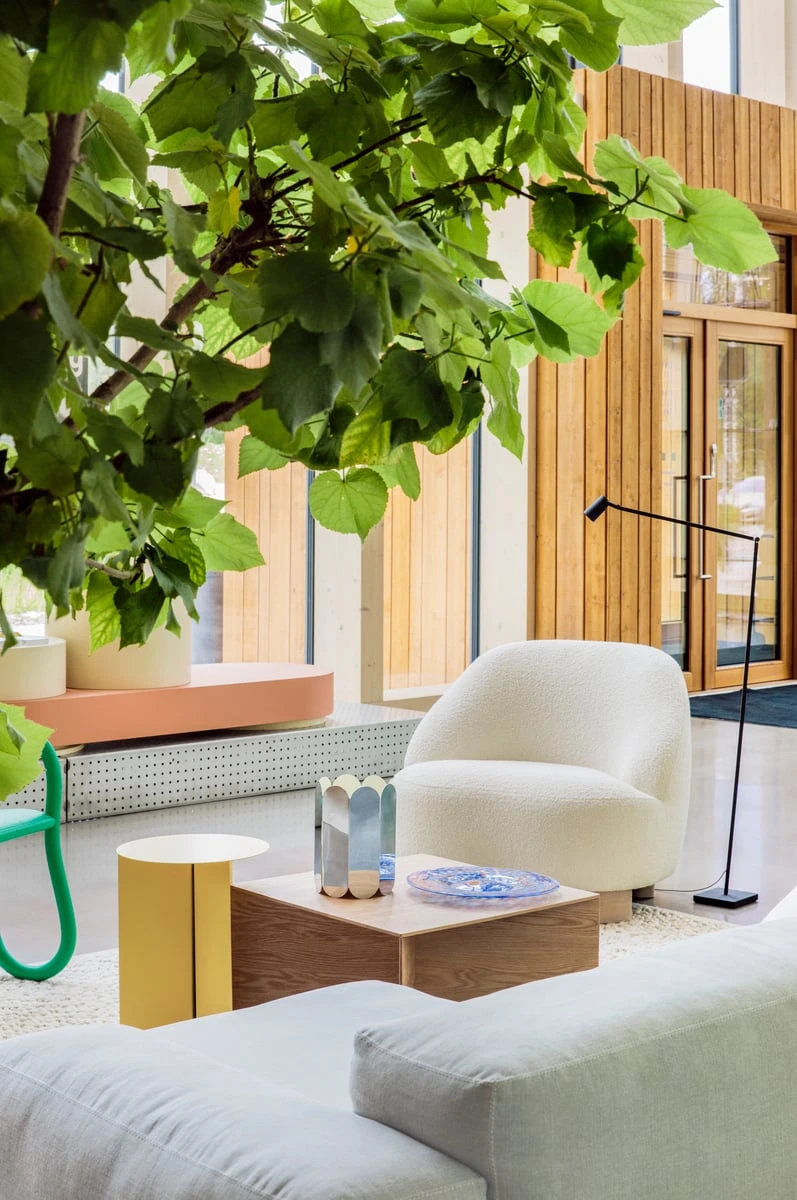 HAY Slit Table, 35 Cm, High, Light Yellow 2 HAY Slit Table, 35 Cm, High, Light Yellow - Image 2