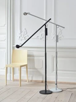 HAY Fifty-Fifty Floor Lamp, Ash Grey -Hay Fifty Fifty Floor 28229