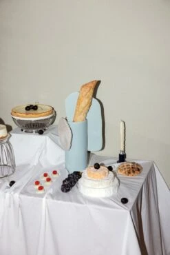 HAY Tube Candleholder, S, Dark Blue 5 HAY Tube Candleholder, S, Dark Blue -Hay Finnish Design Shop 0723P FDS kesa 2023 1348