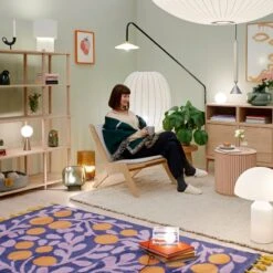 HAY Peas Random Rug, Soft Grey -Hay Finnish Design Shop Lights21034 hires