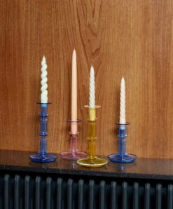 HAY Long Twist Candles, Set Of 6, Off-white -Hay Flare Tall family 01
