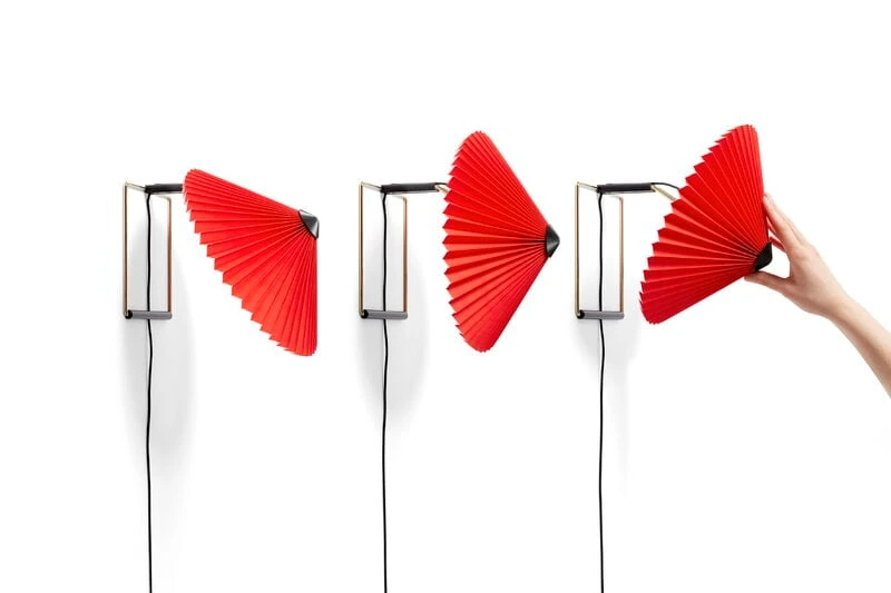 HAY Matin Wall Lamp 300, Bright Red 3 HAY Matin Wall Lamp 300, Bright Red - Image 3