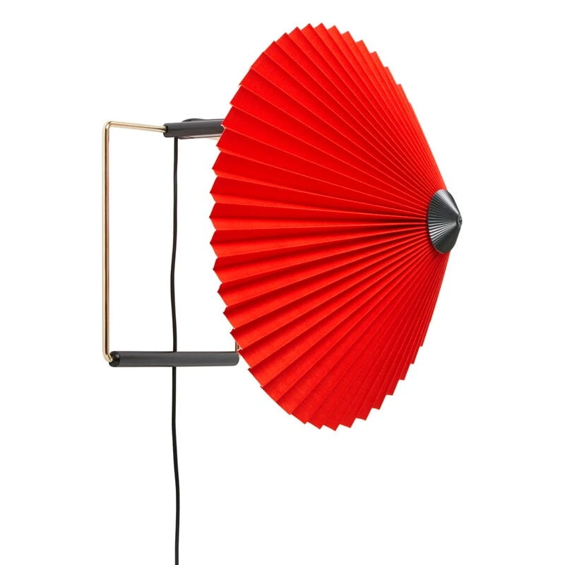 HAY Matin Wall Lamp 300, Bright Red 1 HAY Matin Wall Lamp 300, Bright Red