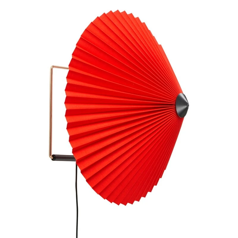 HAY Matin Wall Lamp 380, Bright Red 1 HAY Matin Wall Lamp 380, Bright Red