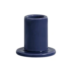 HAY Tube Candleholder, S, Dark Blue