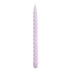 HAY Long Twist Candle, Lilac