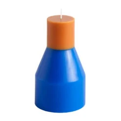 HAY Pillar Candle, S, Electric Blue