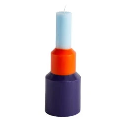 HAY Pillar Candle, M, Midnight Blue