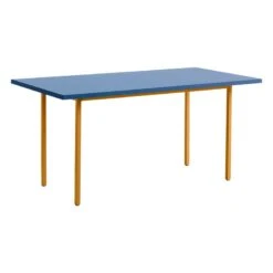 HAY Two-Colour Table, 160 X 82 Cm, Ochre - Blue