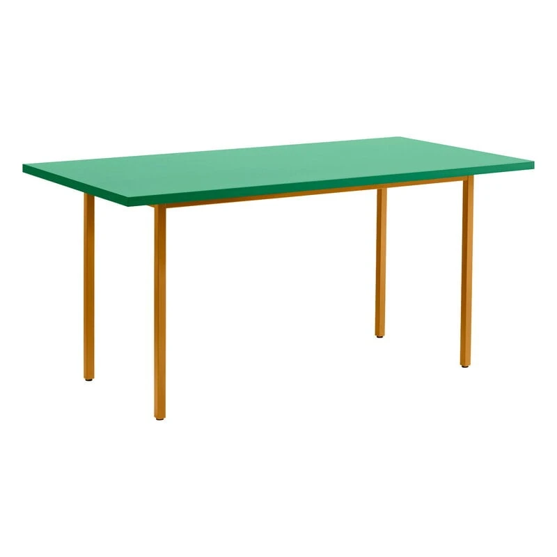 HAY Two-Colour Table, 160 X 82 Cm, Ochre - Green Mint 1 HAY Two-Colour Table, 160 X 82 Cm, Ochre - Green Mint