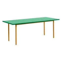 HAY Two-Colour Table, 200 X 90 Cm, Ochre - Green Mint