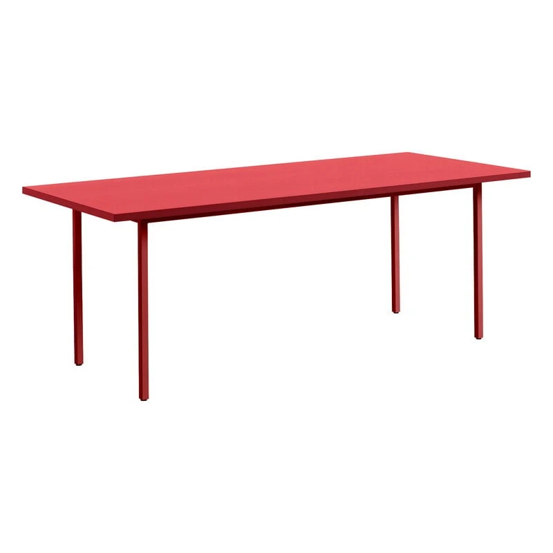 HAY Two-Colour Table, 200 X 90 Cm, Maroon Red - Red 1 HAY Two-Colour Table, 200 X 90 Cm, Maroon Red - Red