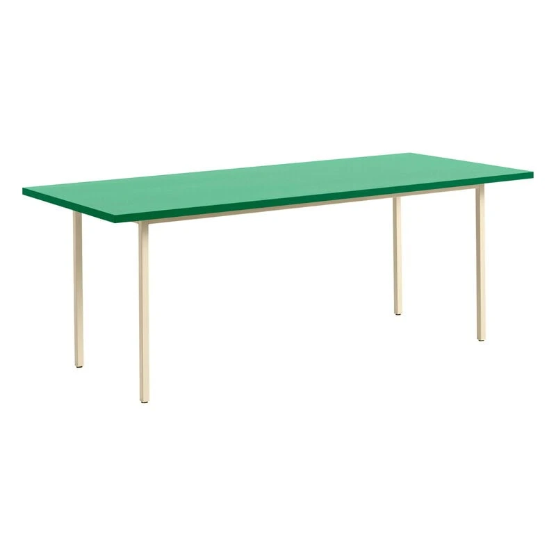 HAY Two-Colour Table, 200 X 90 Cm, Ivory - Green Mint 1 HAY Two-Colour Table, 200 X 90 Cm, Ivory - Green Mint