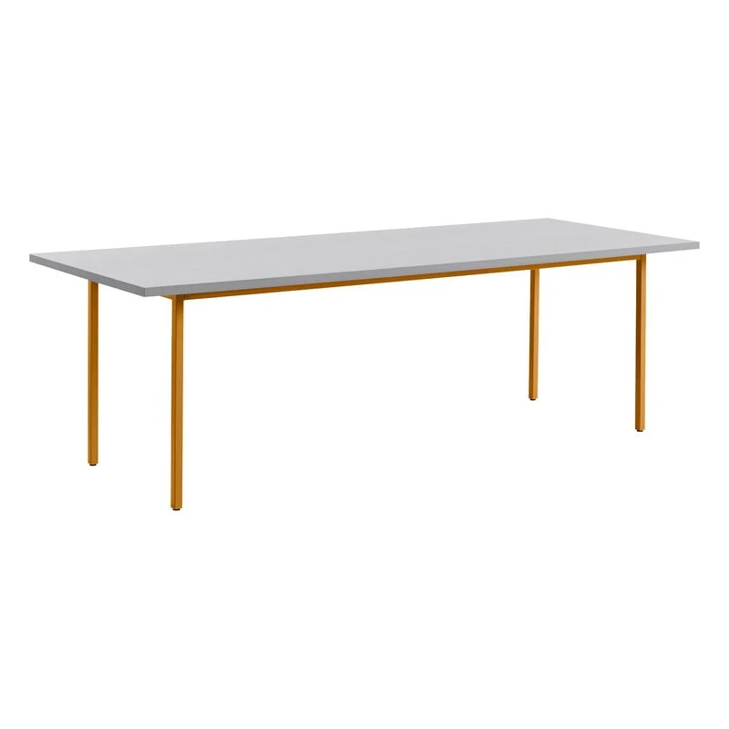 HAY Two-Colour Table, 240 X 90 Cm, Ochre - Light Grey 1 HAY Two-Colour Table, 240 X 90 Cm, Ochre - Light Grey