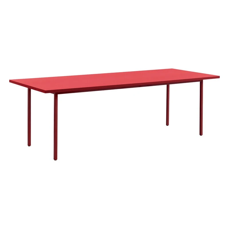 HAY Two-Colour Table, 240 X 90 Cm, Maroon Red - Red 1 HAY Two-Colour Table, 240 X 90 Cm, Maroon Red - Red