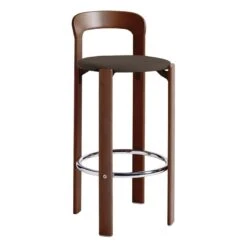 HAY Rey Bar Chair, 75 Cm, Umber Brown - Brown Steelcut Trio 376