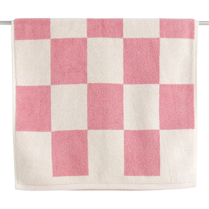HAY Check Bath Mat, Pink 1 HAY Check Bath Mat, Pink