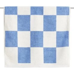 Hay 47 HAY Check Bath Mat, Sky Blue