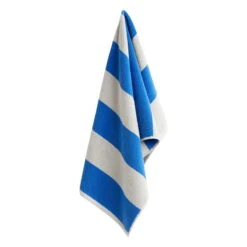 Hay 34 HAY Frotté Stripe Hand Towel, Blue