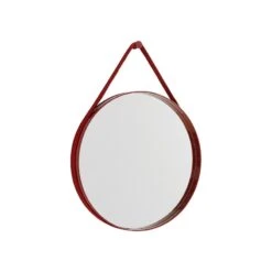 HAY Strap Mirror, No 2, Small, Red