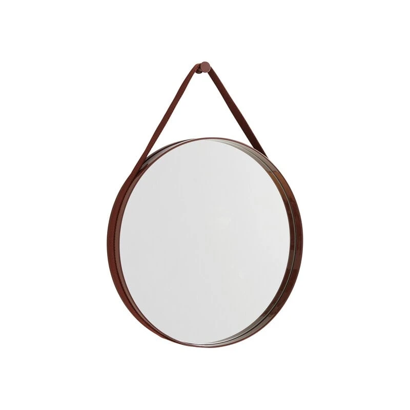 HAY Strap Mirror, No 2, Small, Dark Brown 1 HAY Strap Mirror, No 2, Small, Dark Brown