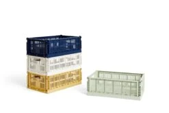 HAY Colour Crate, L, Recycled Plastic, Mint -Hay HAY Colour Crate L 1