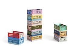 HAY Colour Crate Mix, M, Recycled Plastic, Powder -Hay HAY Colour Crate Mix Family 01 4