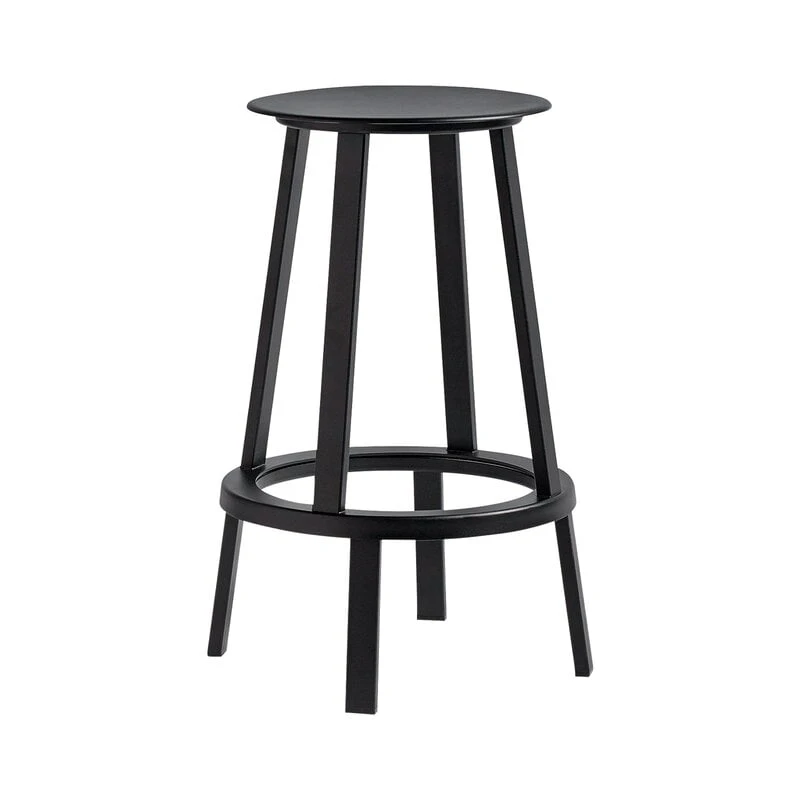HAY Revolver Bar Stool, 65 Cm, Black 1 HAY Revolver Bar Stool, 65 Cm, Black
