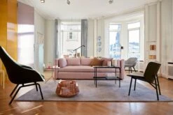 HAY Rebar Side Table, 75 X 44 Cm, Black - Black Marble -Hay Hackney linara 415 Rebar Dapper Christmas HAY House 2018