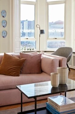 HAY Rebar Side Table, 75 X 44 Cm, Black - Black Marble -Hay Hackney linara 415 Rebar Paper porcelain vase Christmas HAY House 2018