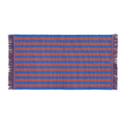 HAY Stripes And Stripes Door Mat, Cacao Sky