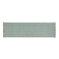 HAY Stripes And Stripes Rug, 60 X 200 Cm, Cucumber Green